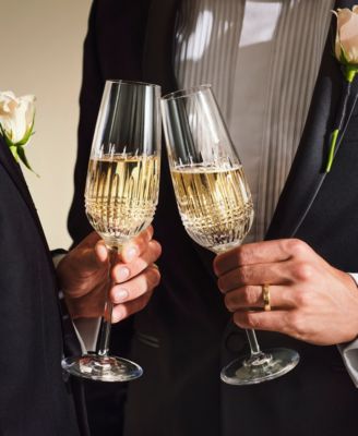 Lismore Diamond Essence Flute 10.5oz, Set of 2