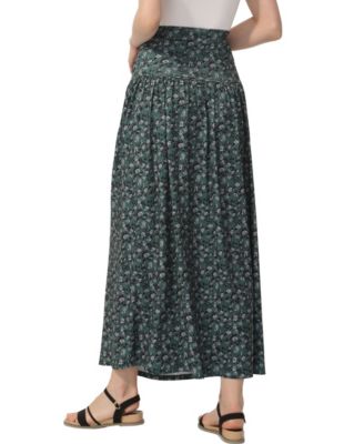 Women's Tiered Pull On Maxi Skirt
