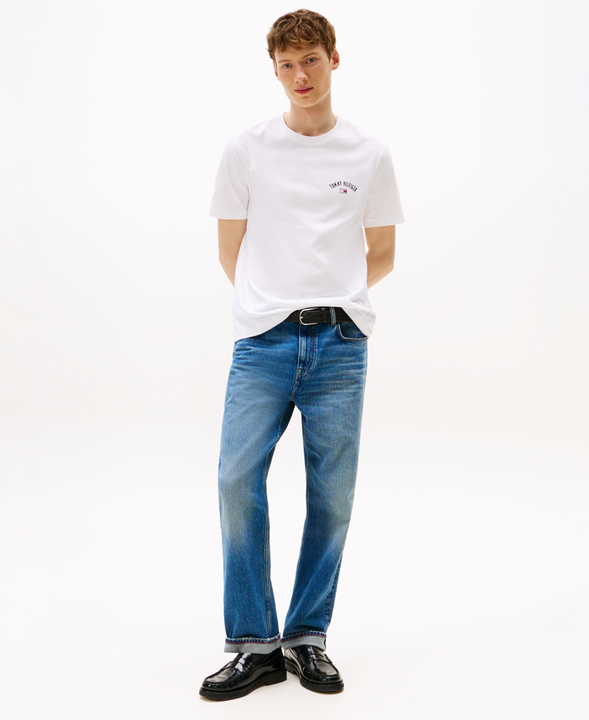Tommy Hilfiger Men's 1985 Logo Graphic T-shirt In White