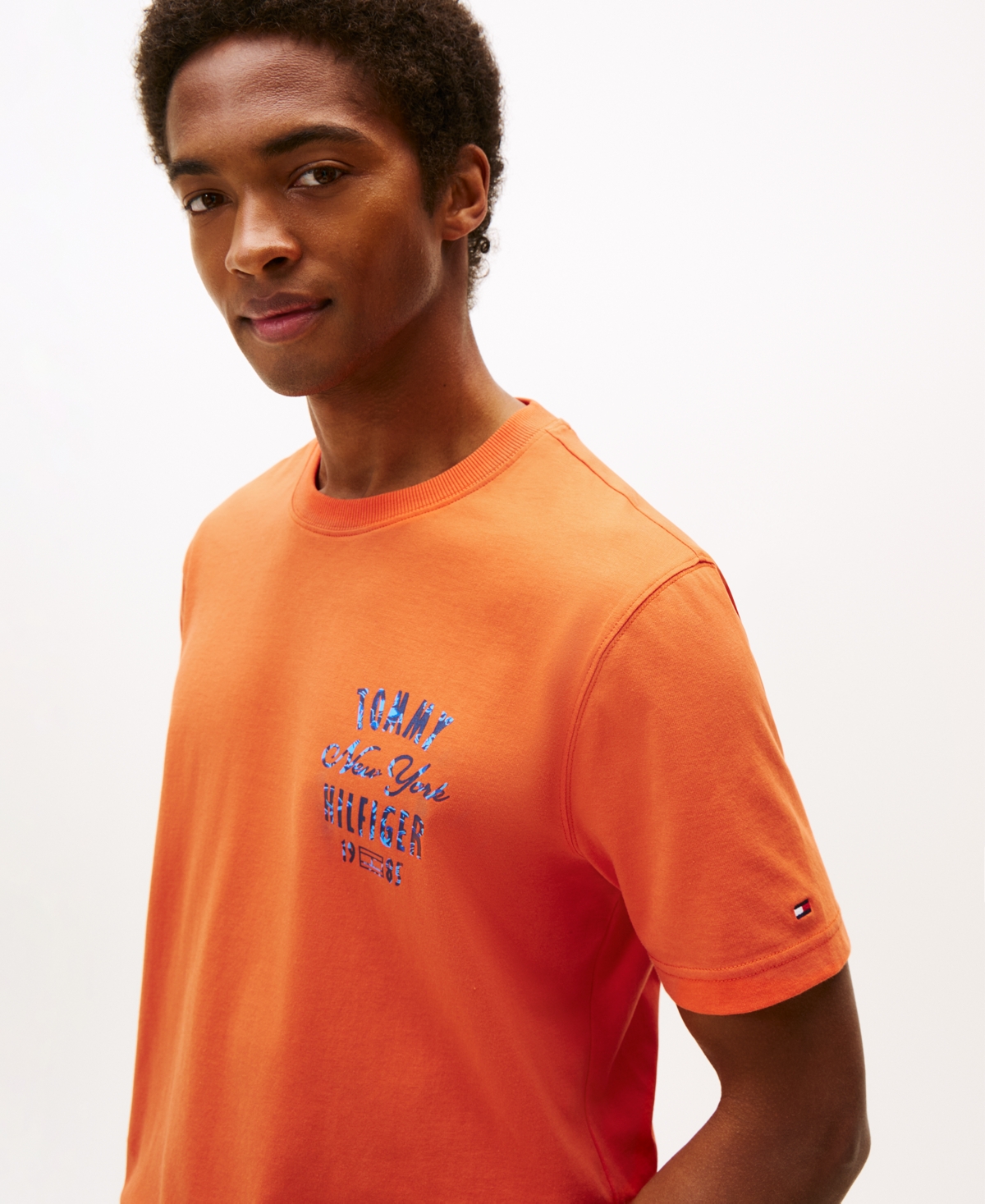 Tommy Hilfiger Men's New York Graphic T-shirt In Orange