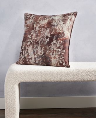 Burnout Velvet Decorative Pillow, 20" x 20", Macy's Exclusive