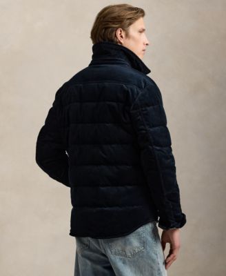 Men's Quilted Corduroy Shirt Jacket