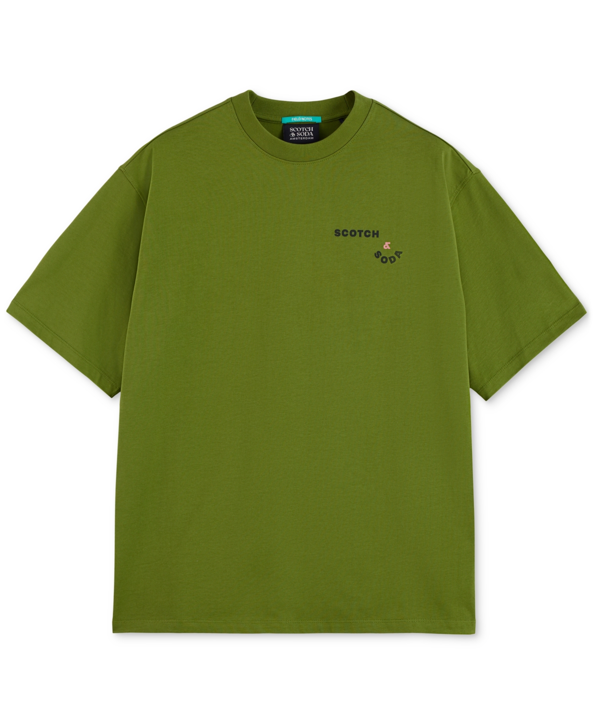 Scotch & Soda Men's Relaxed Fit Short Sleeve Graphic T-Shirt