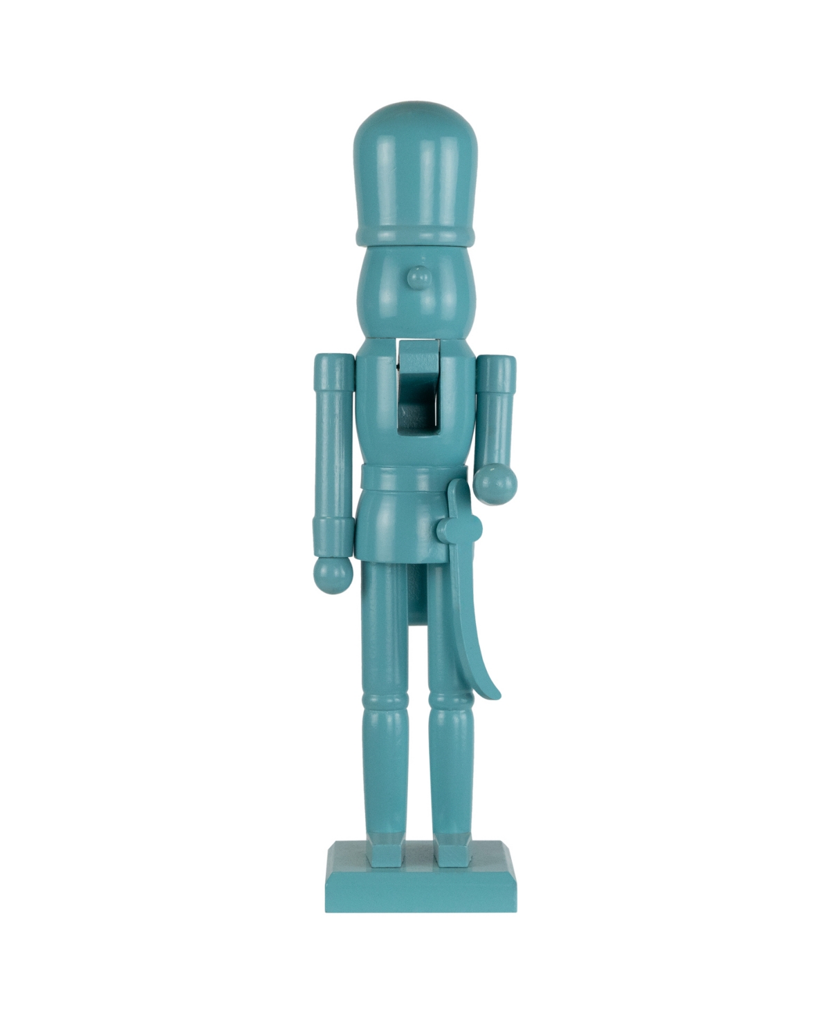 15" Nutcracker Soldier with Sword Christmas Figure - Blue