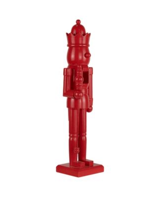 15" Nutcracker King with Crown and Scepter Standing Christmas Figure