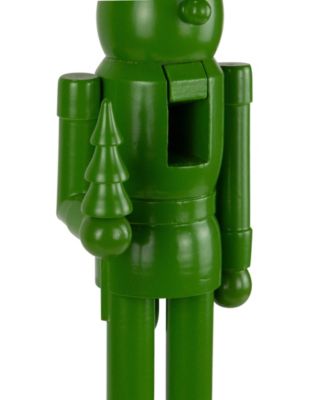 15" Nutcracker Soldier with Tree Christmas Figure