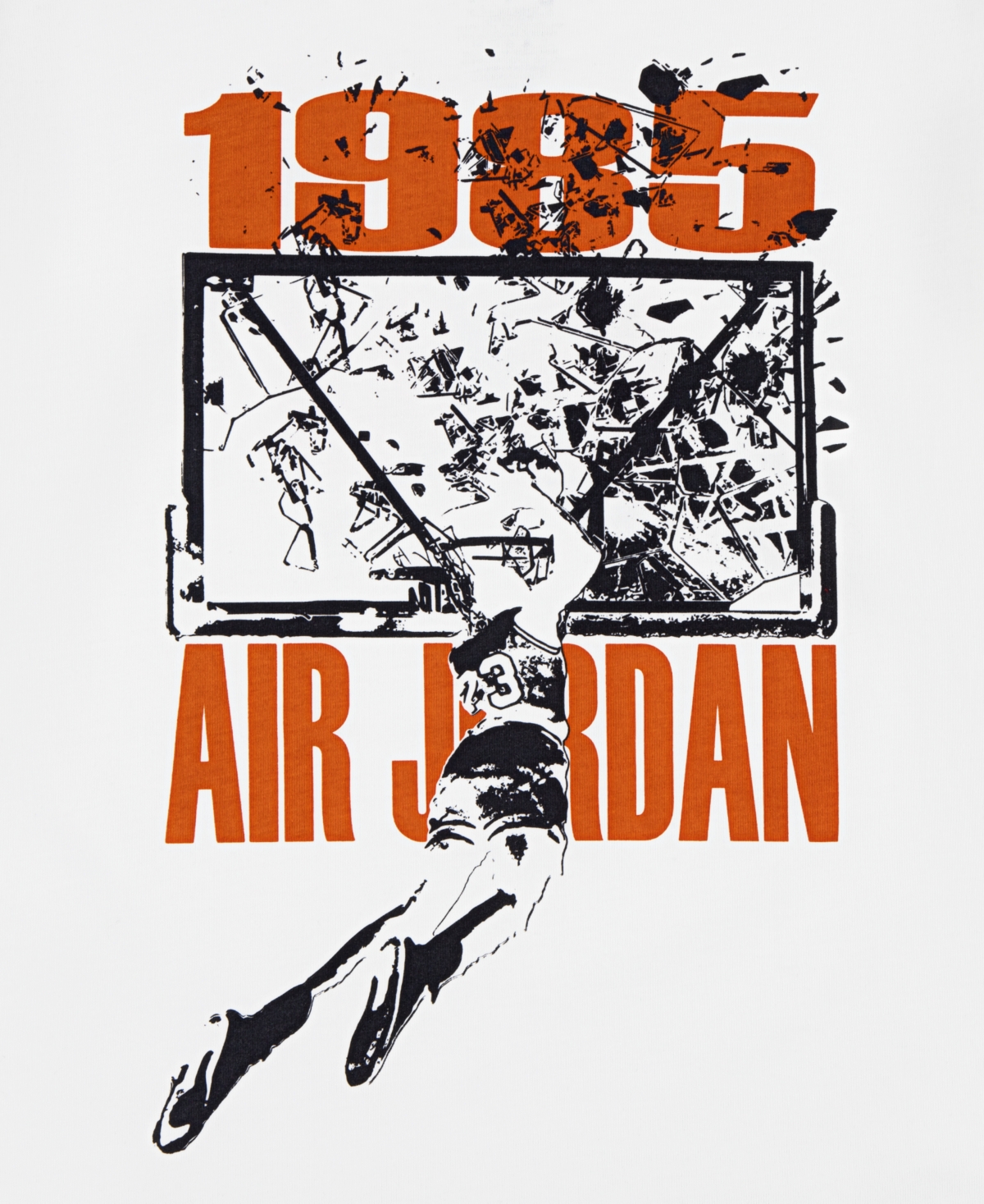 Jordan Big Boys 85 Shatter T-shirt In White