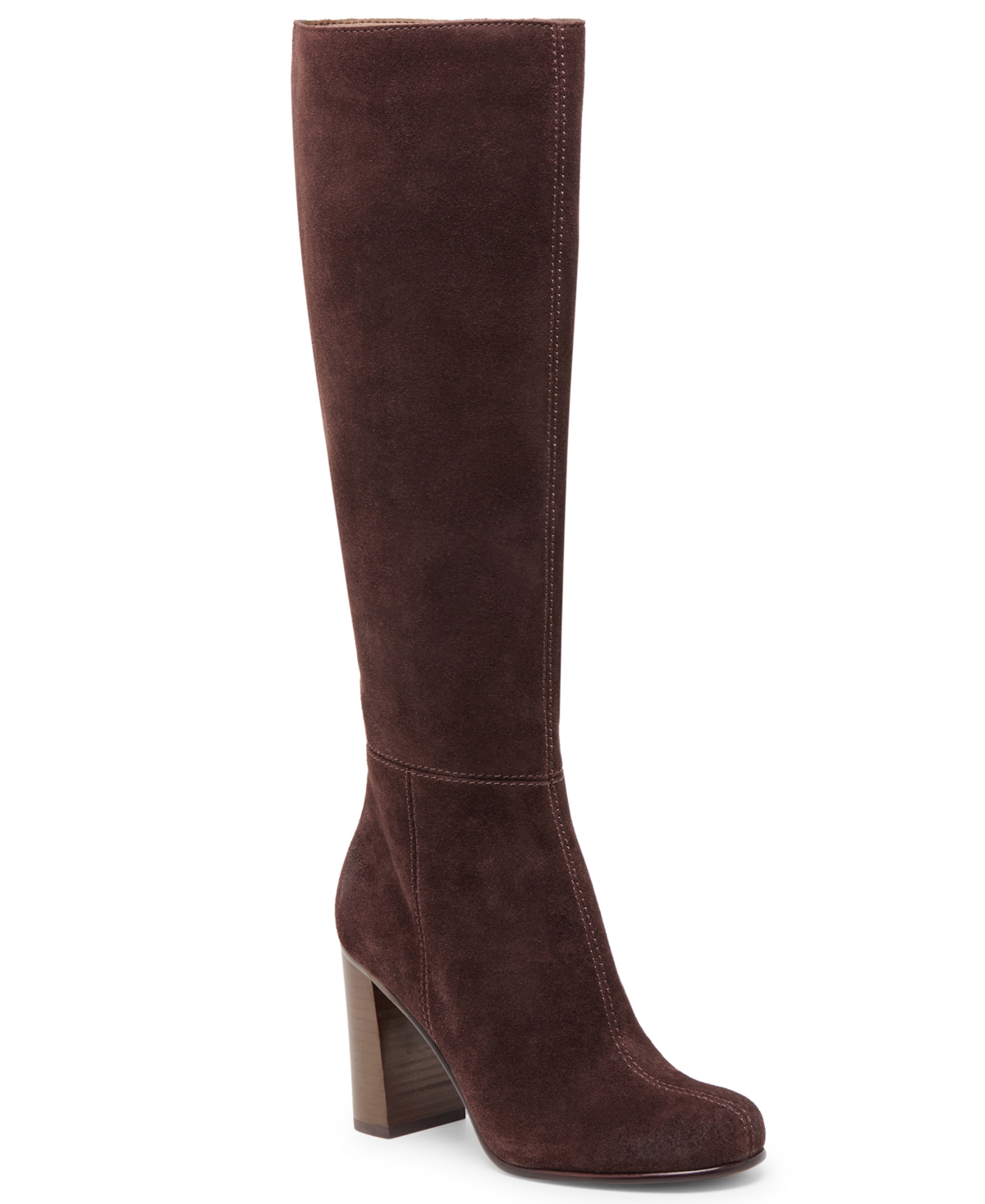 Dolce Vita Women's Hudsin Block-heel Knee-high Tall Boots In Brown