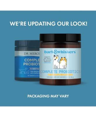 Bark & Whiskers Complete Probiotics, for Dogs and Cats, 3.17 oz (90 g), Supports Immune Function, Digestive Support, Veterinarian Formulated, Non GMO