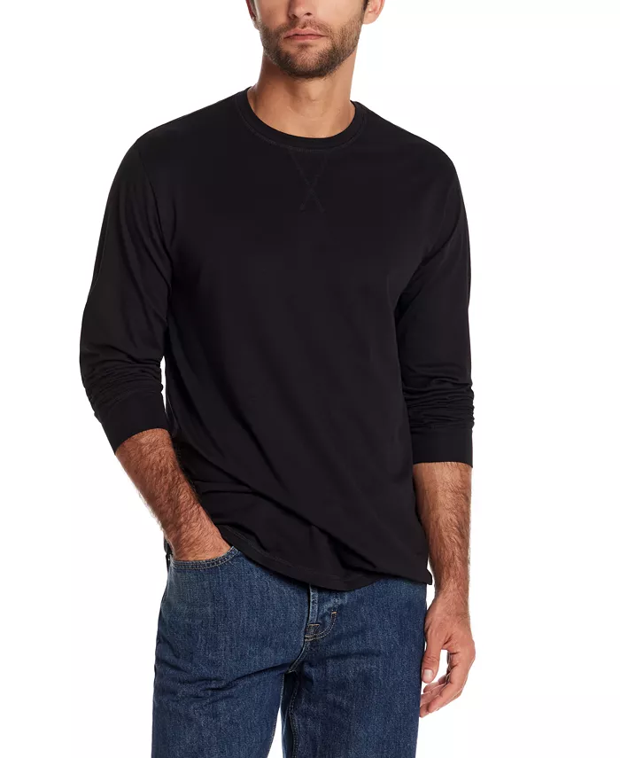 Men's Brushed Long Sleeve Crewneck T-Shirt - thumbnail 9