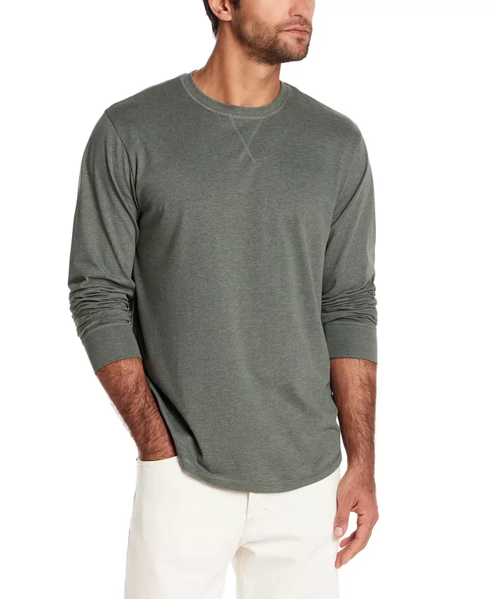 Men's Brushed Long Sleeve Crewneck T-Shirt - thumbnail 5