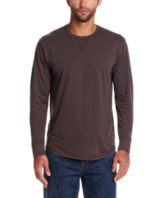 Men's Brushed Long Sleeve Crewneck T-Shirt