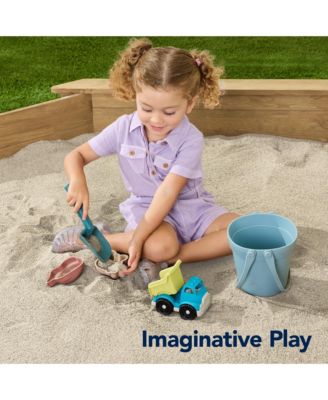 Kid's Octagonal Wooden Outdoor Sandbox w/ Benches, 8 Seats, Cover, XL Sandpit, Liner