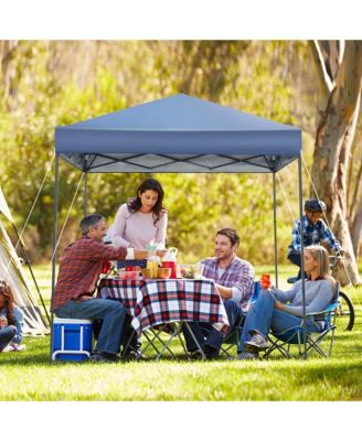 Patio 6.6 x 6.6ft Outdoor Pop-up Canopy Tent UPF 50+ Portable Sun Shelter