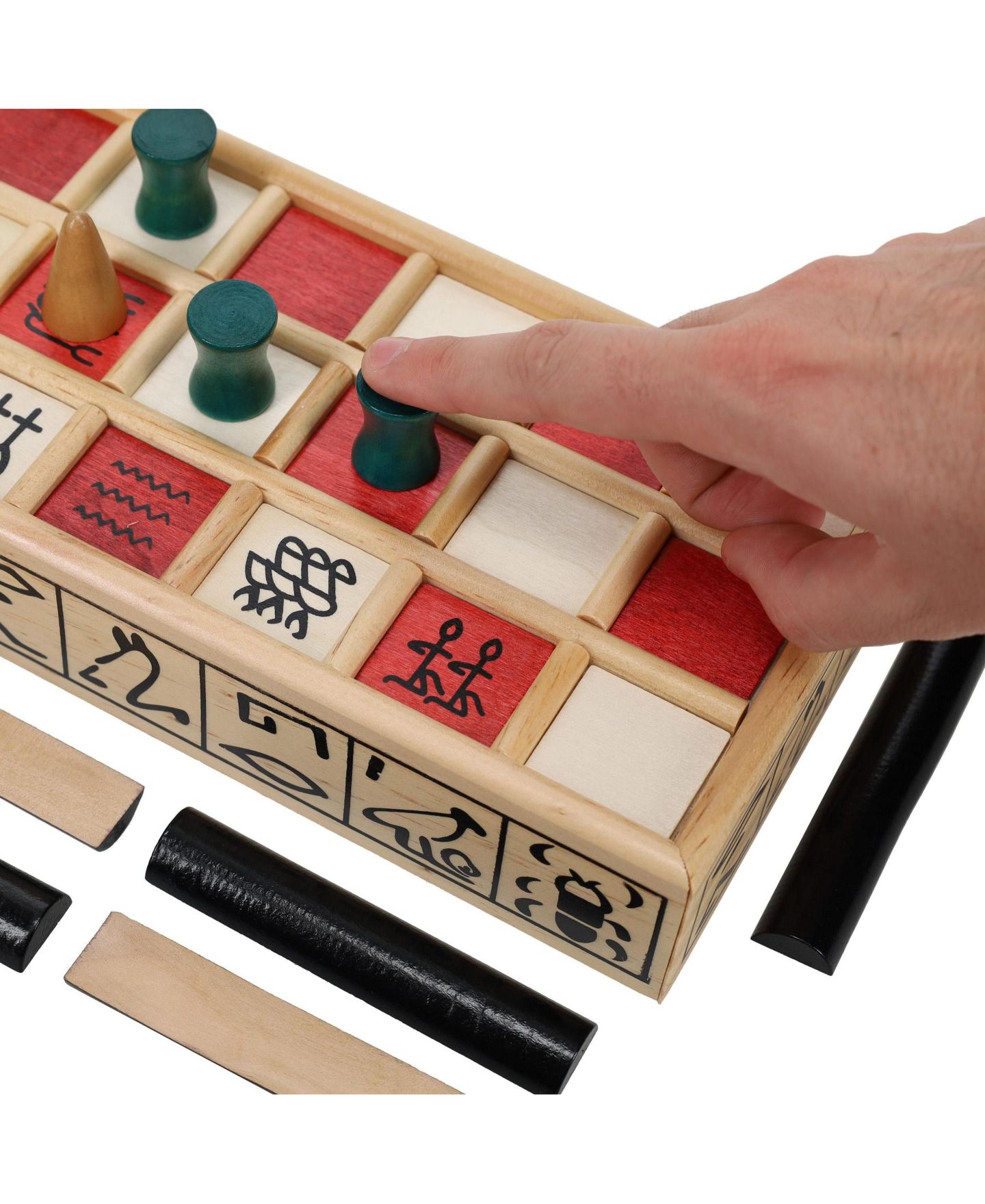 Детская игрушка WE Games Wooden 2-Player Senet Game, Ages 12+ — фото 5