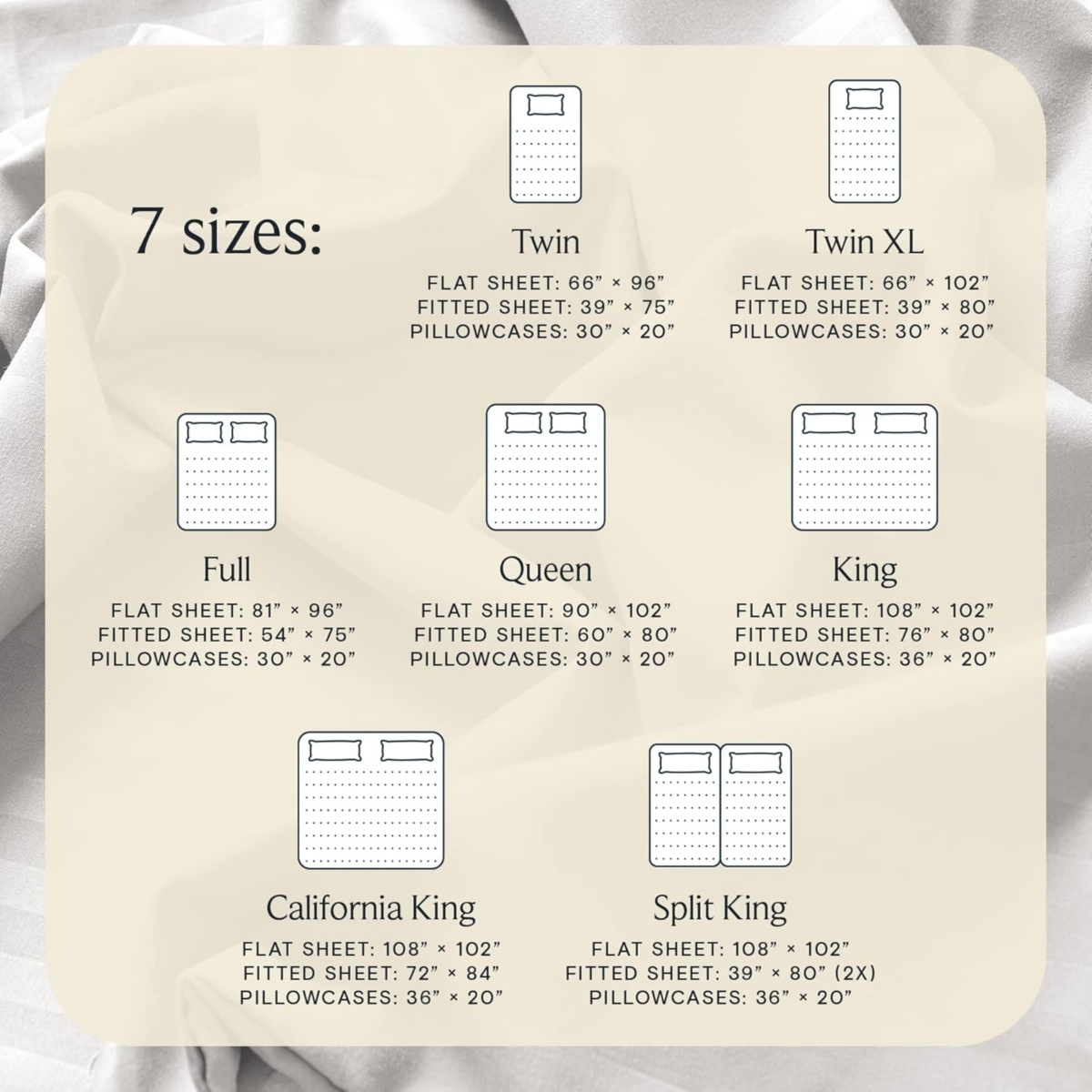 4PC Silky Soft Cooling Deep Pocket Performance Sheet Set