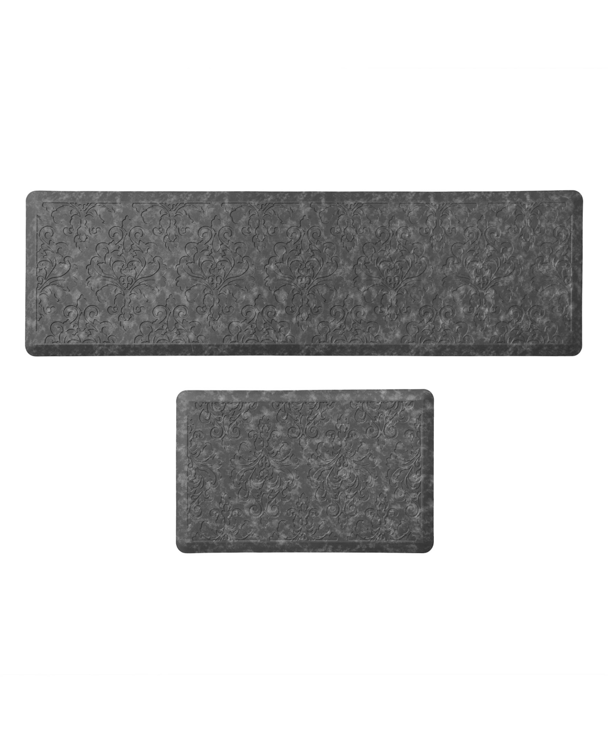 Chef Gear Marni Fatigue-resistant 2-pc. Kitchen Mat Set In Gray