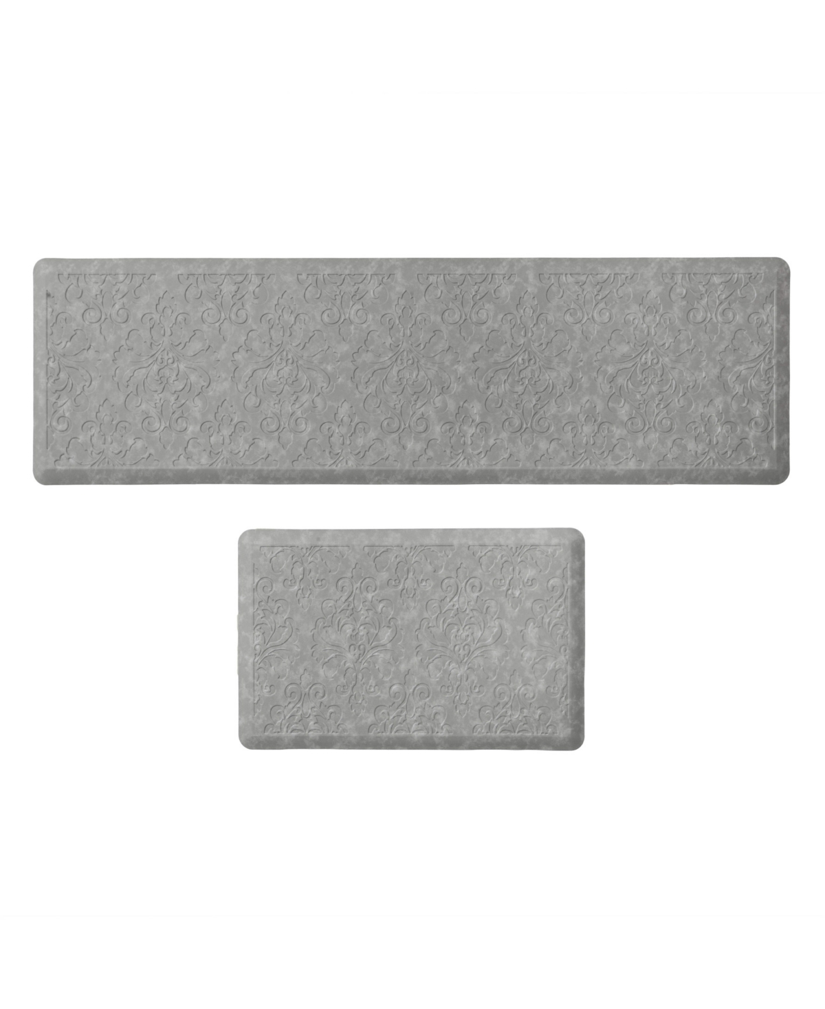 Chef Gear Marni Fatigue-resistant 2-pc. Kitchen Mat Set In Gray
