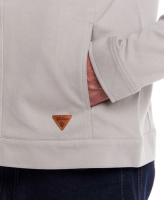 Men's Long Sleeve Twill Button-Front Jacket