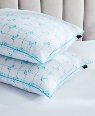 Anchor Grid 2-Pack Pillow, King