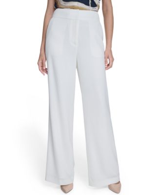 Calvin Klein - Women's High-Rise Wide-Leg Pants