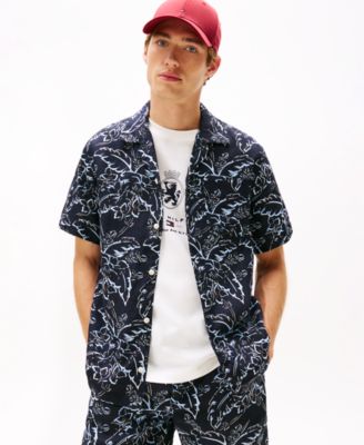 Tommy Hilfiger - Men's Patterned Linen Shirt