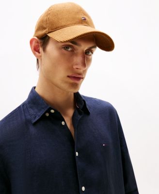 Men's Button-Down Linen Long Sleeve Shirt