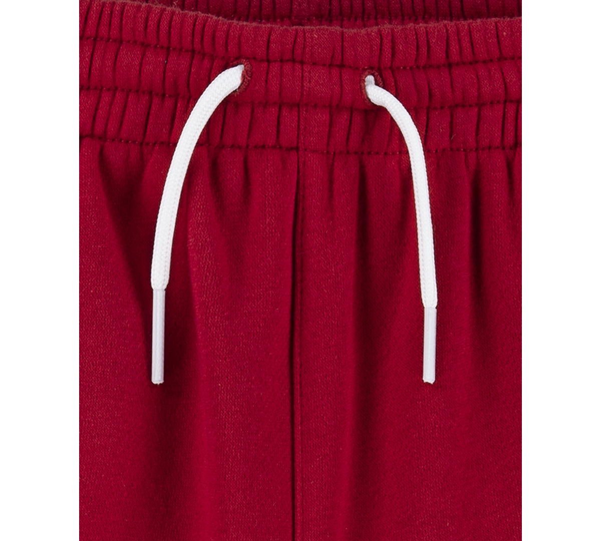 Jordan Big Boys Colorblocked Logo Pull-on Fleece Shorts In Red