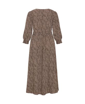 Plus Size Jessie Print Maxi Dress