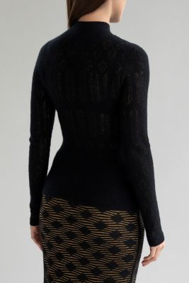 Women's 's Elise Pointelle Lace Sweater