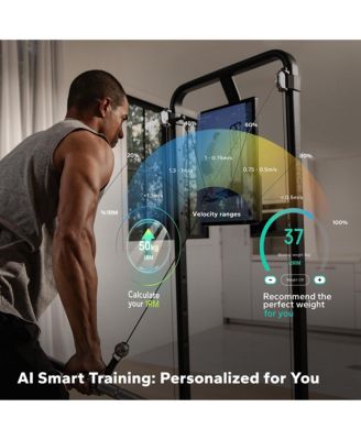 Gym Monster Smart Home Gym, Multifunctional Strength Training Machine, Smith Machine Power Cage Workout Station