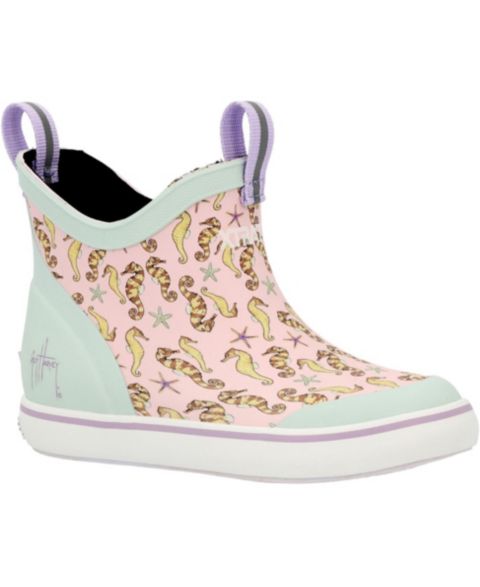 Детские ботинки XTRATUF Ankle Deck Boot Guy Harvey, цвет: Розовый