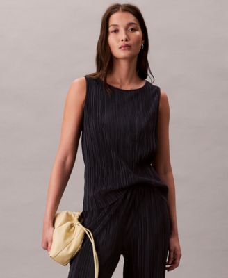 Calvin Klein - Women's Pliss&eacute; Tank Top