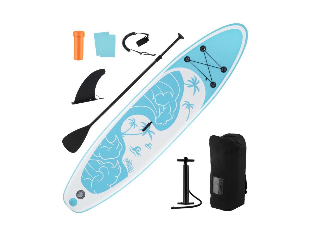 10 Feet Inflatable Stand Up Paddle Board with Premium Sup Accessories - Blue