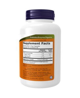 Apple Pectin ,700 mg ,120 Veg Caps