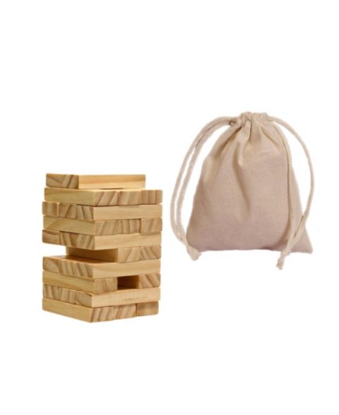 Детские игрушки WE Games Wooden Blocks Stacking Tower 27-Piece Game, Ages 3+