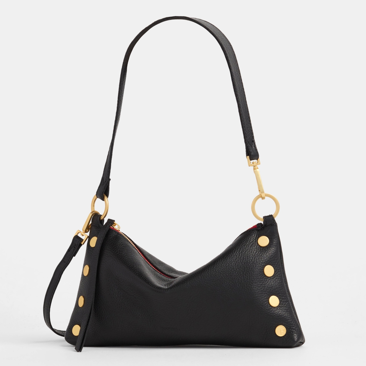 Hammitt Kyle Small Pebbled Leather Crossbody In Black