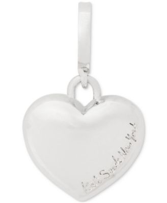 kate spade new york One In A Million Heart Charm - Silver 40$