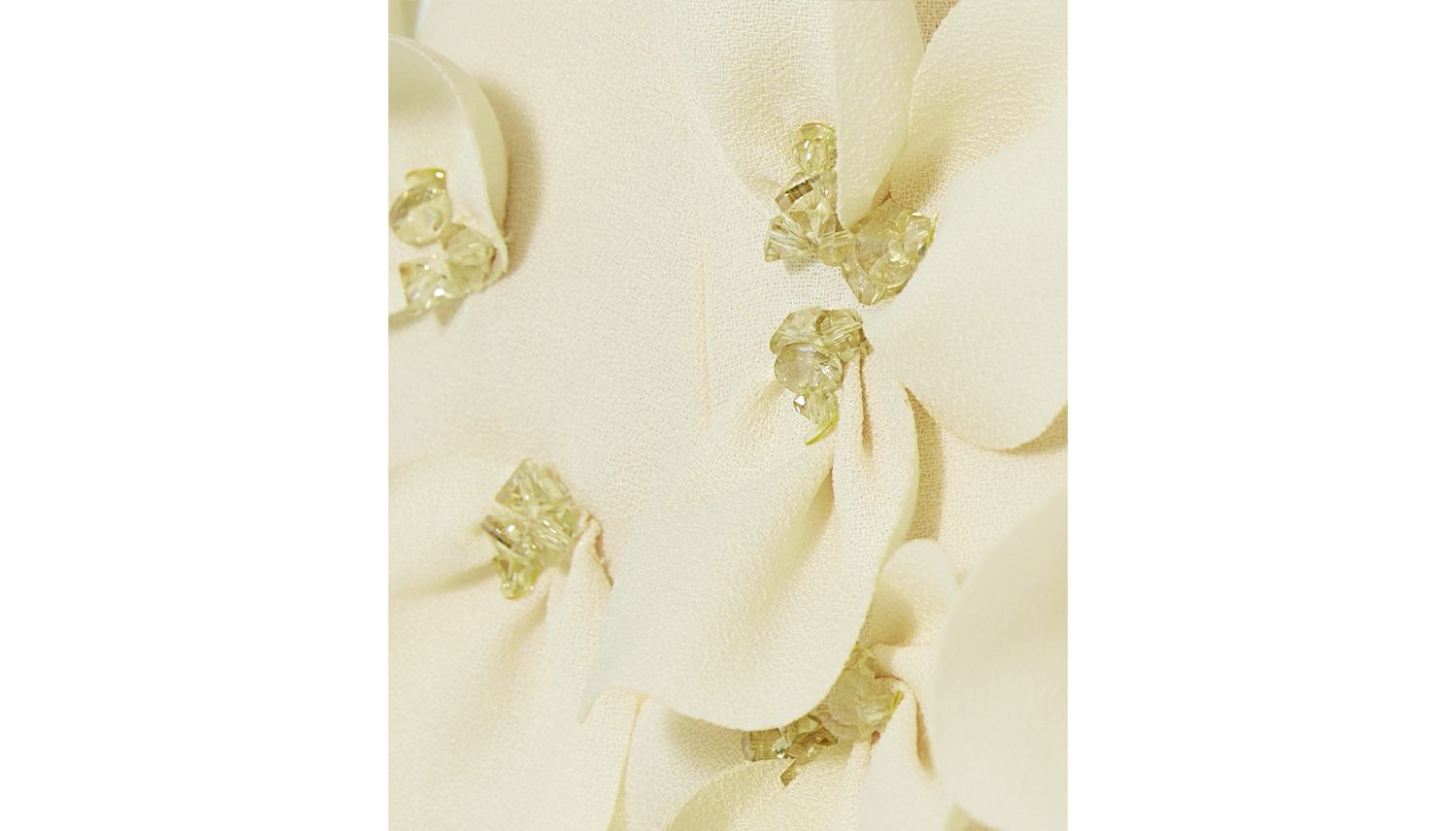 Women's Off-The-Shoulder Floral Embellished Flary Gown