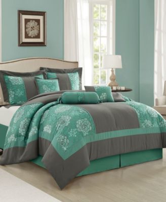 Sibyl Jacquard 7-Pc. Comforter Set, Queen