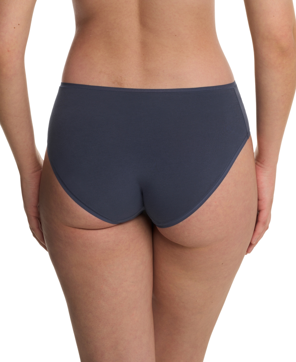 Natori Bliss Bare Cotton Hipster Briefs In Blue