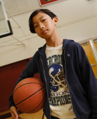 Boys Essential Full Zip Hoodie 