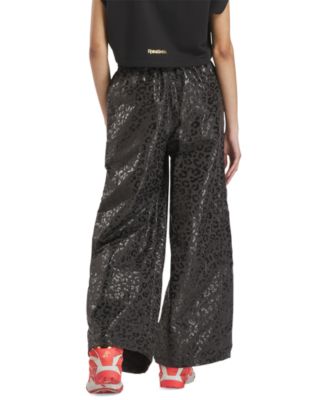 x Angel Reese Women's Metallic Animal-Print Pants