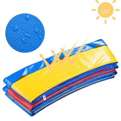 Trampoline Mat & Pad Replacement Kit with 72V-Ring Fits 14 ft Trampoline Frame