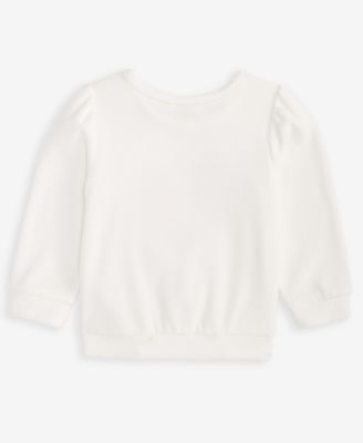 Baby Girls Mix and Match Long-Sleeve Floral-Heart Velour Top, Macy's Exclusive