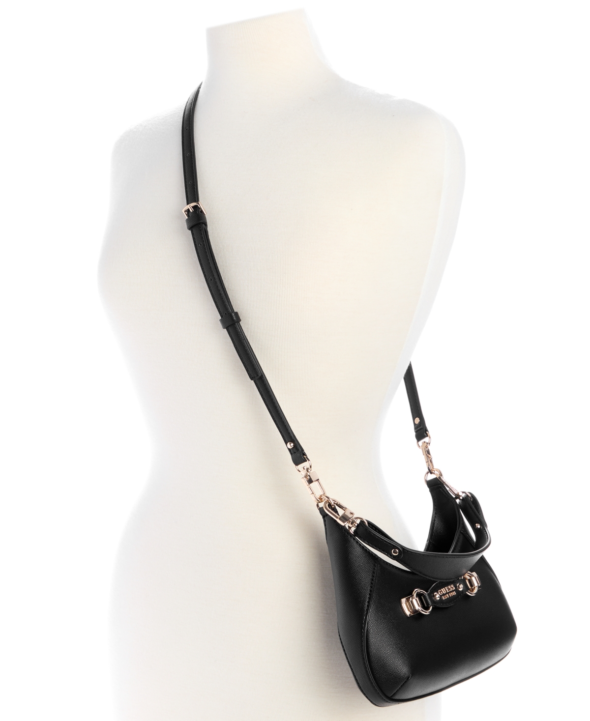 Guess Mimina Small Top Zip Crossbody Bag In Green