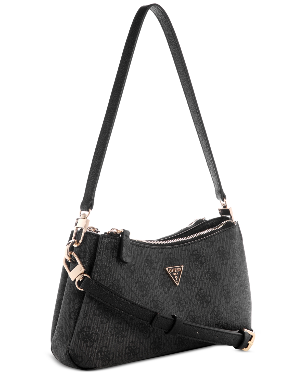 Guess Noelle Ii Small Three Compartment Crossbody In Gray