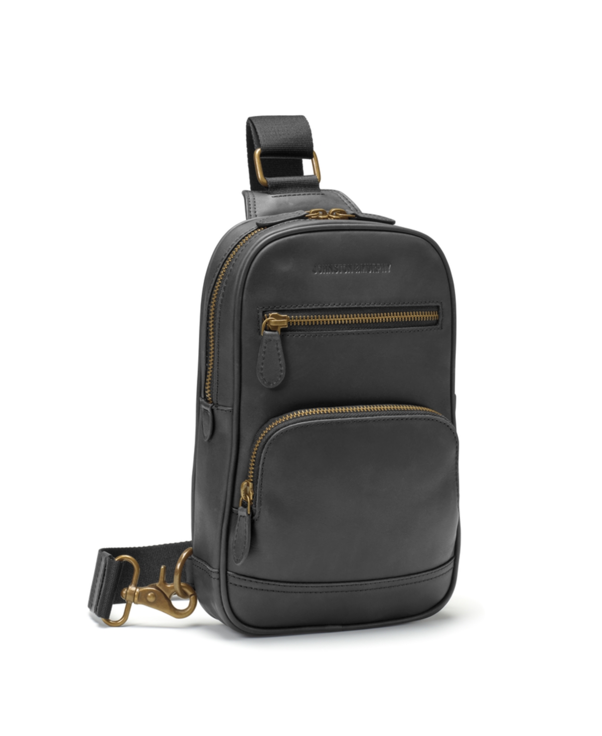 Johnston & Murphy Men's Rhodes Sling Bag In Black