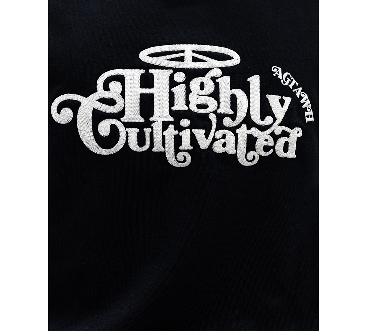 All Good Things Are Welcome Here Men's Highly Cultivated Crewneck Sweatshirt In Black