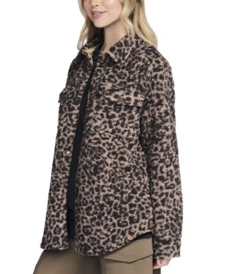 Women's On-The-Go Cheetah Sherpa Shacket
